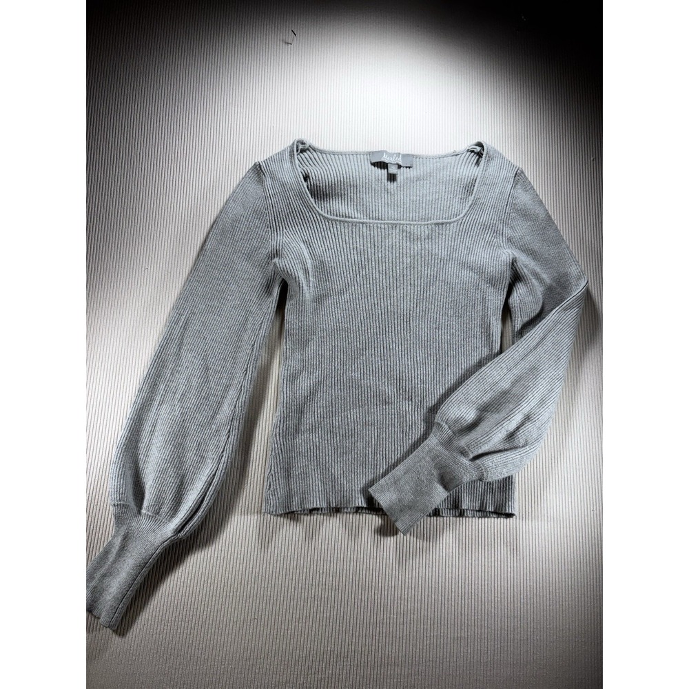 Marled Reunited Clothing Sweater Long Sleeve Gray XS Cozy Warm‎ Preppy College